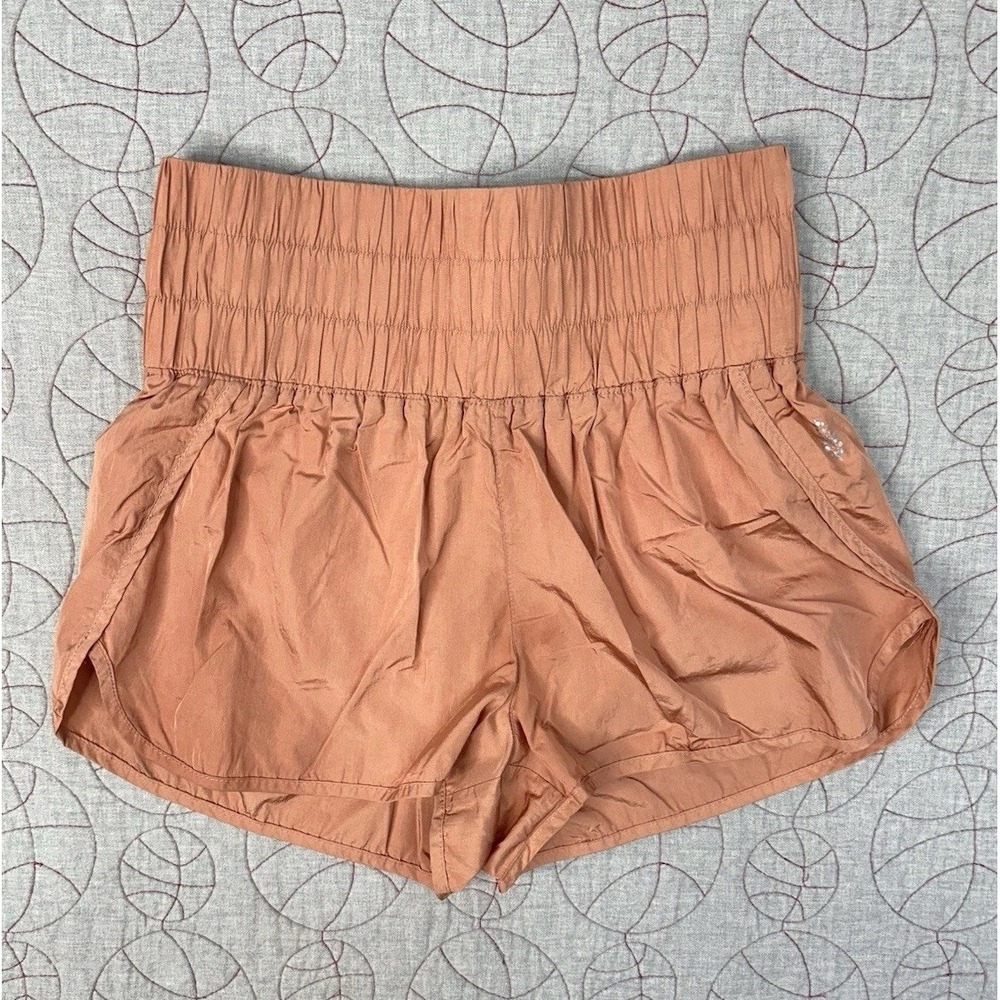 Free People FP Movement The Way Home Shorts Brushed Apricot / Women's Large
